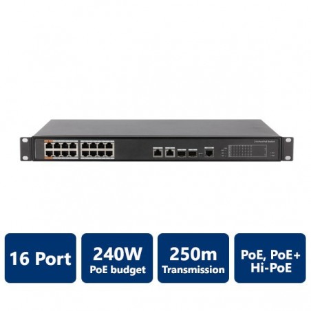 16-Port PoE Switch