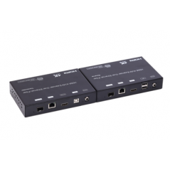 4K HDMI+USB KVM Extender over IP/Fiber