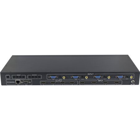 AD-HDMX8-MIX     Seamless Switcher HDMI 4X4  mixed inputs 4xHDMI/ 4xVGA/ 4xAV