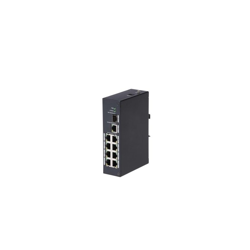 8 Port Industrial Gigabit PoE DIN-Rail Switch