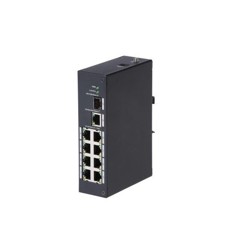 8 Port Industrial Gigabit PoE DIN-Rail Switch