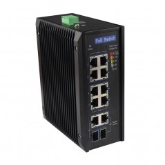 8 PoE Port 10/100M 2Gigabit Combo Unmanaged Ethernet Switch