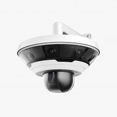 4K 180 Multi-Sensor Panoramic IP Camera+PTZ Camera