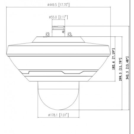 AD-IPM804-180PTZ    4K 180 Multi-Sensor Panoramic IP Camera+PTZ Camera