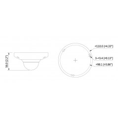 5MP Panoramic Network Fisheye Camera