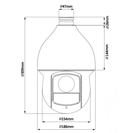 AD-HD410SL-PTZ    2MP 25x Starlight IR PTZ HDCVI Camera