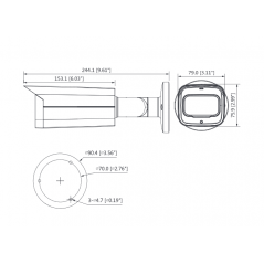 6MP WDR HDCVI IR Bullet Camera