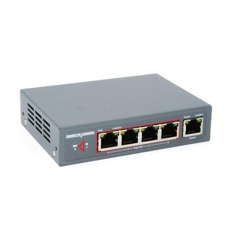 5 port 10/100/1000Mbps PoE Extender