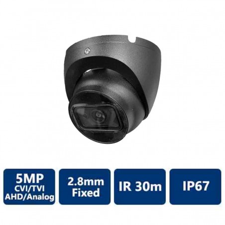 AD-HDC510FD-CVI-BK  5MP 2.8mm Dome IR 4 in 1 Camera